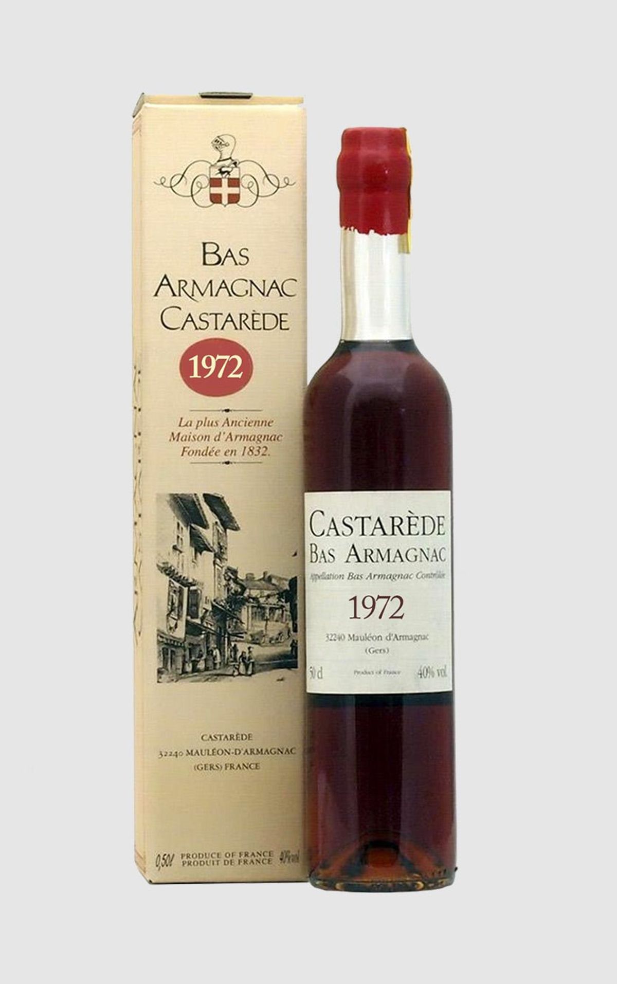 Bas Armagnac Castarede 1972 Vintage 50 cl