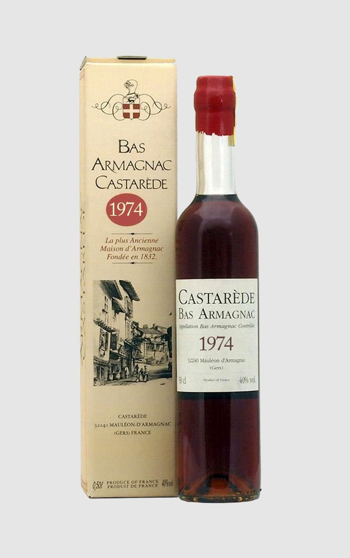 Bas Armagnac Castarede 1974 Vintage 50 cl