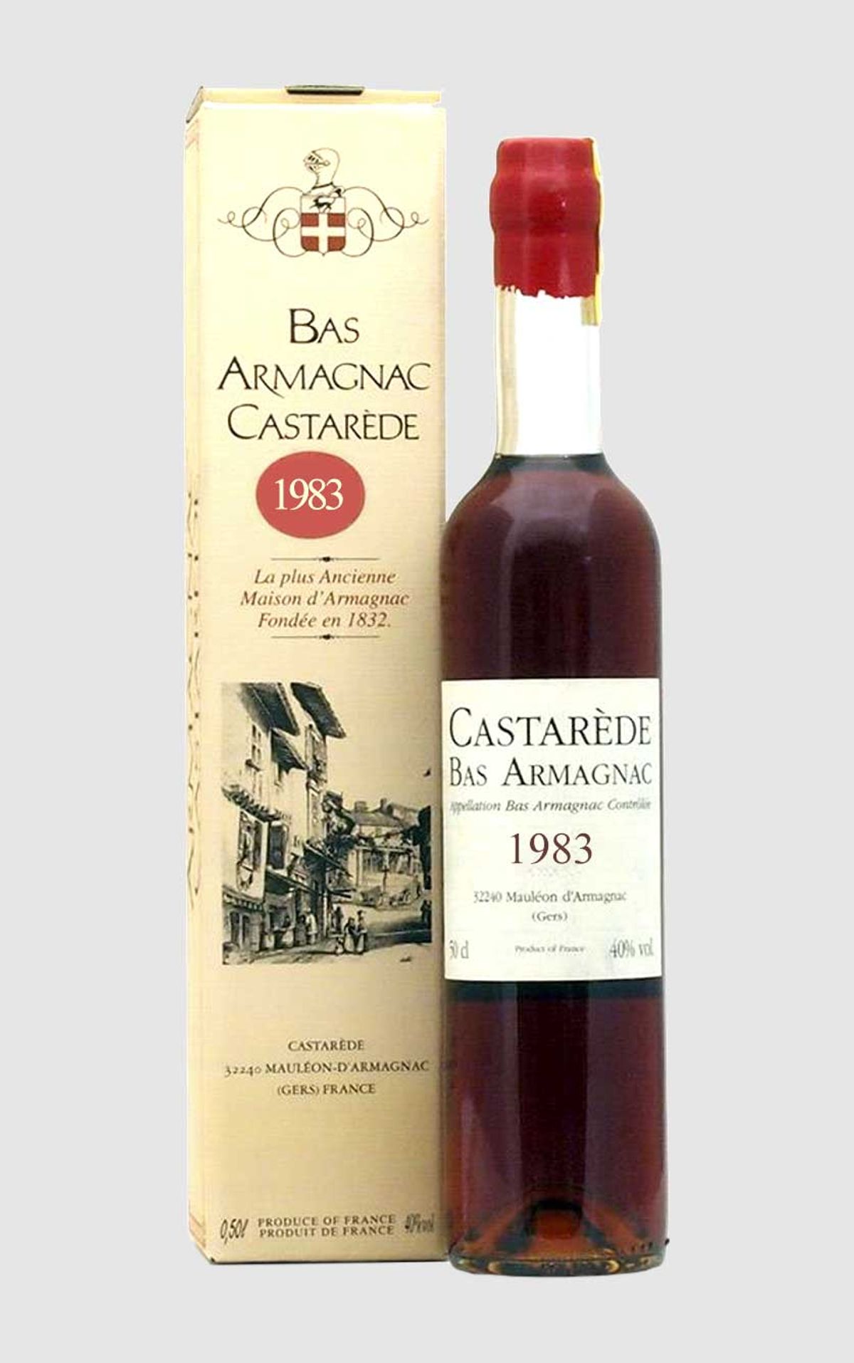 Bas Armagnac Castarede 1983 Vintage 50 cl