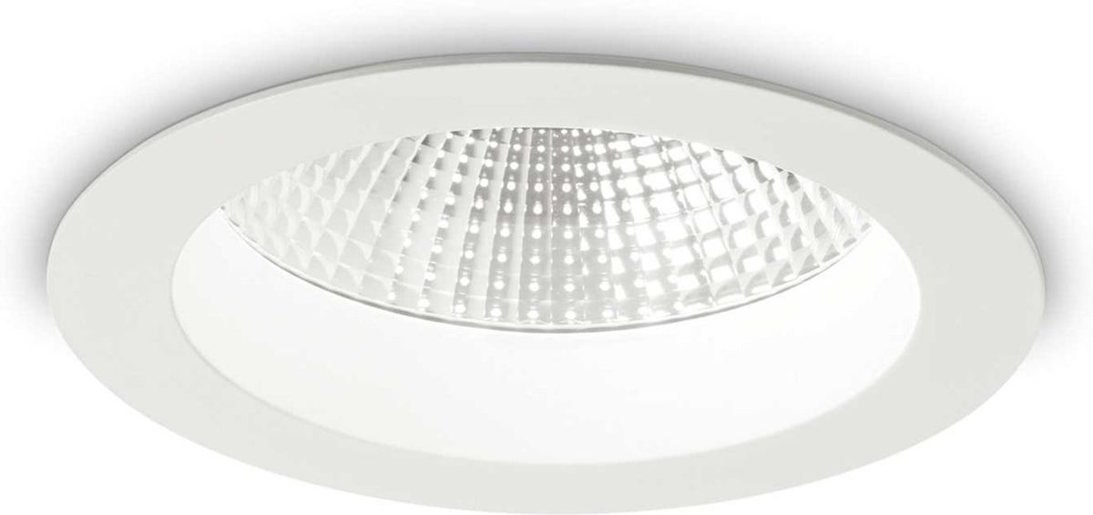 Basic Accent, Indbygningslampe, 20W, LED, 1900 lumen/3000 kelvin, aluminium, metal, Ø144xH71mm