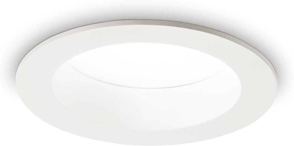 Basic Wide, Indbygningslampe, 10W, LED, 1000 lumen/3000 kelvin, aluminium, metal, Ø103xH58mm