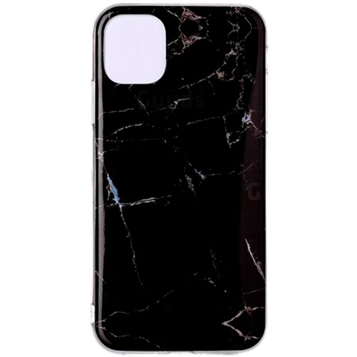 BasicPlus iPhone 11 Cover - Sort Marmor