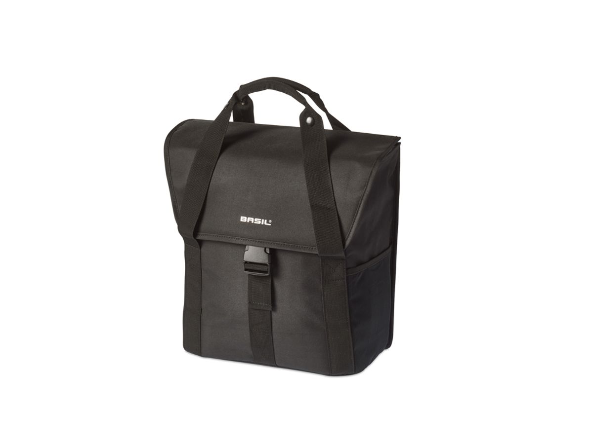 Basil Go Single bag - Cykeltaske - 16 liter - Solid black