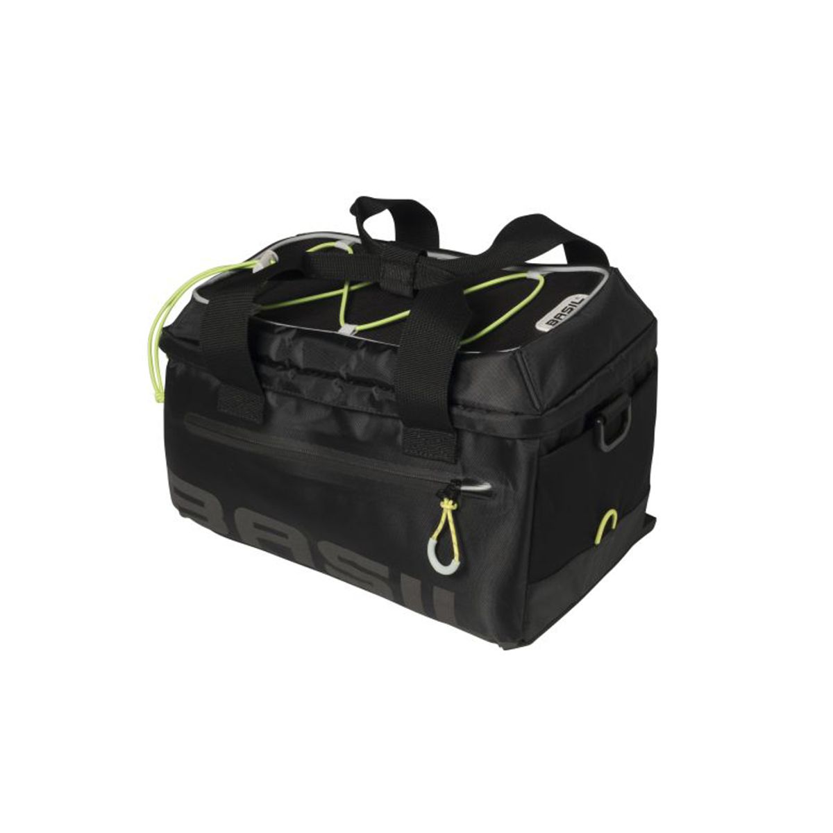 Basil Miles Trunkbag - Cykeltaske til bag - 7 liter - Black lime