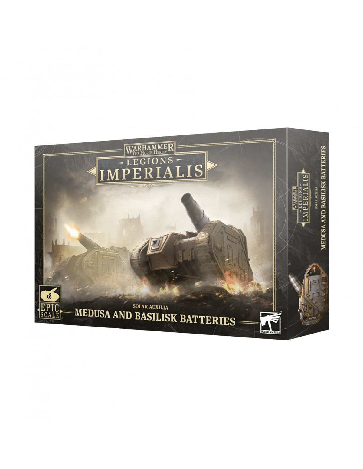 Basilisk and Medusa Batteries - Solar Auxilia - Legions Imperialis - Games Workshop