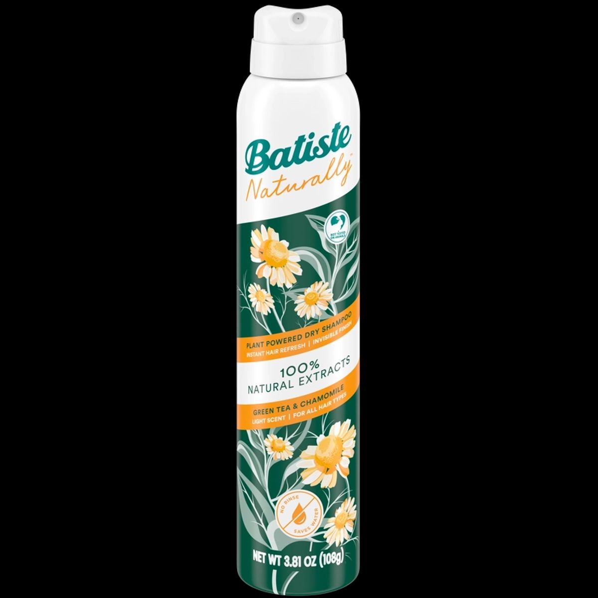 Batiste Naturally Green Tea & Chamomille Dry Shampoo 200 ml