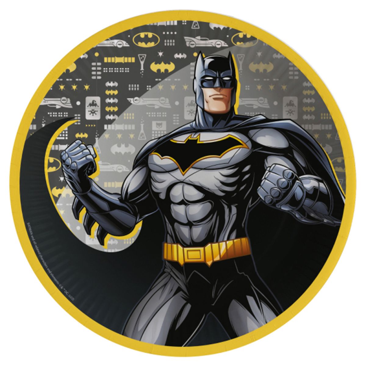 Batman paptallerkner 8 stk.