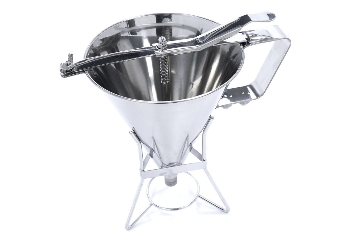 Batter Dispenser - 1,6L - Rustfrit stål - Inkl. doseringsknap