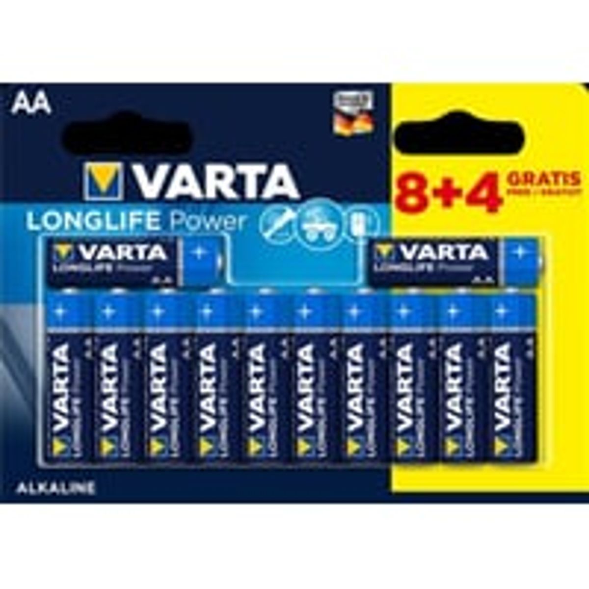 Batteri alkaline AA - 1 STK AA Batteri