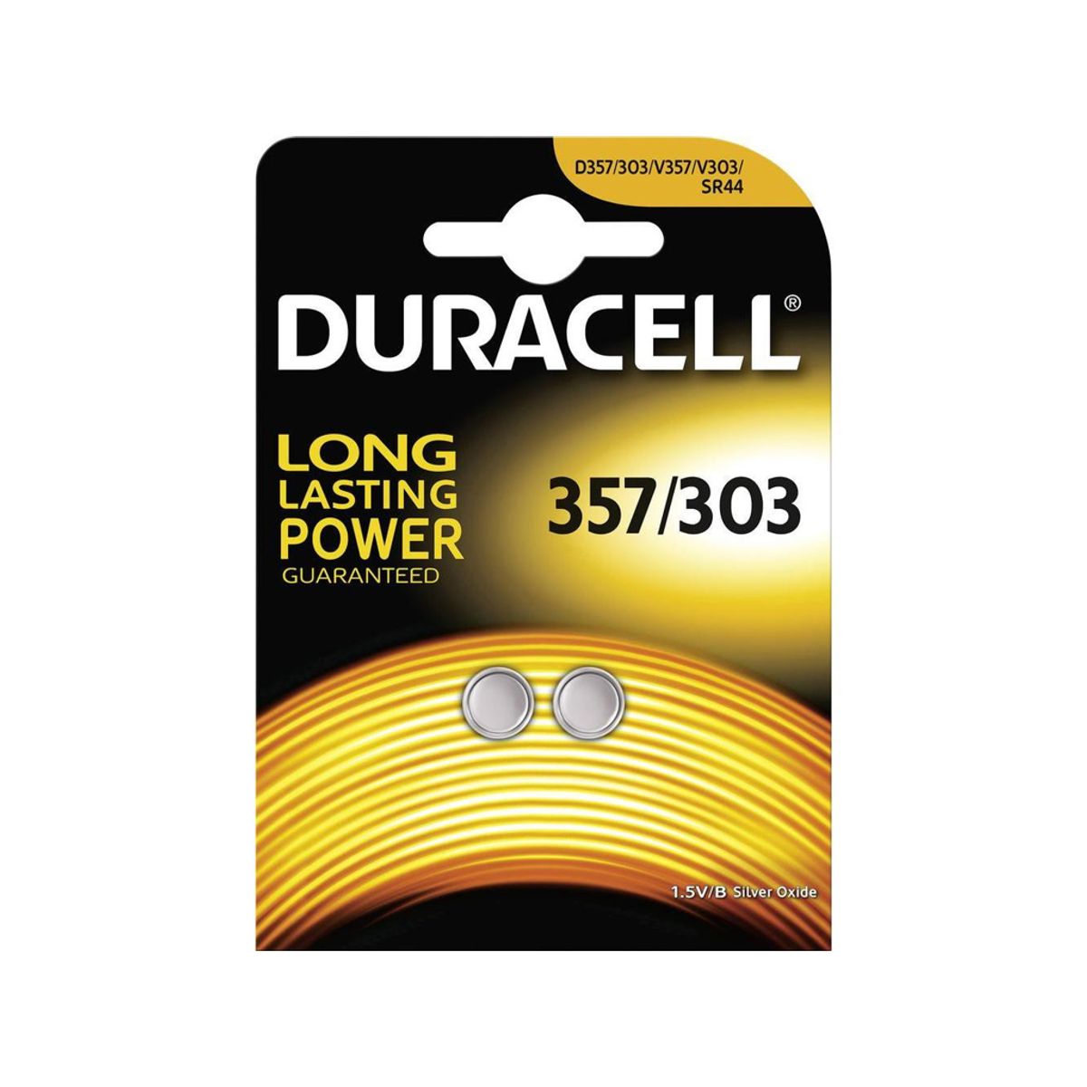 Batteri Duracell 357/303 2 stk