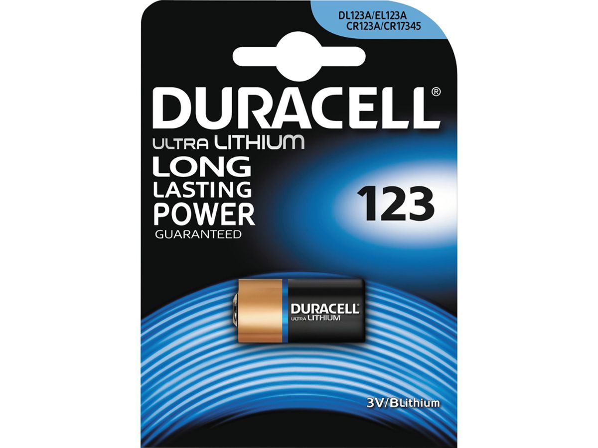 Batteri Duracell Photo Cr123a