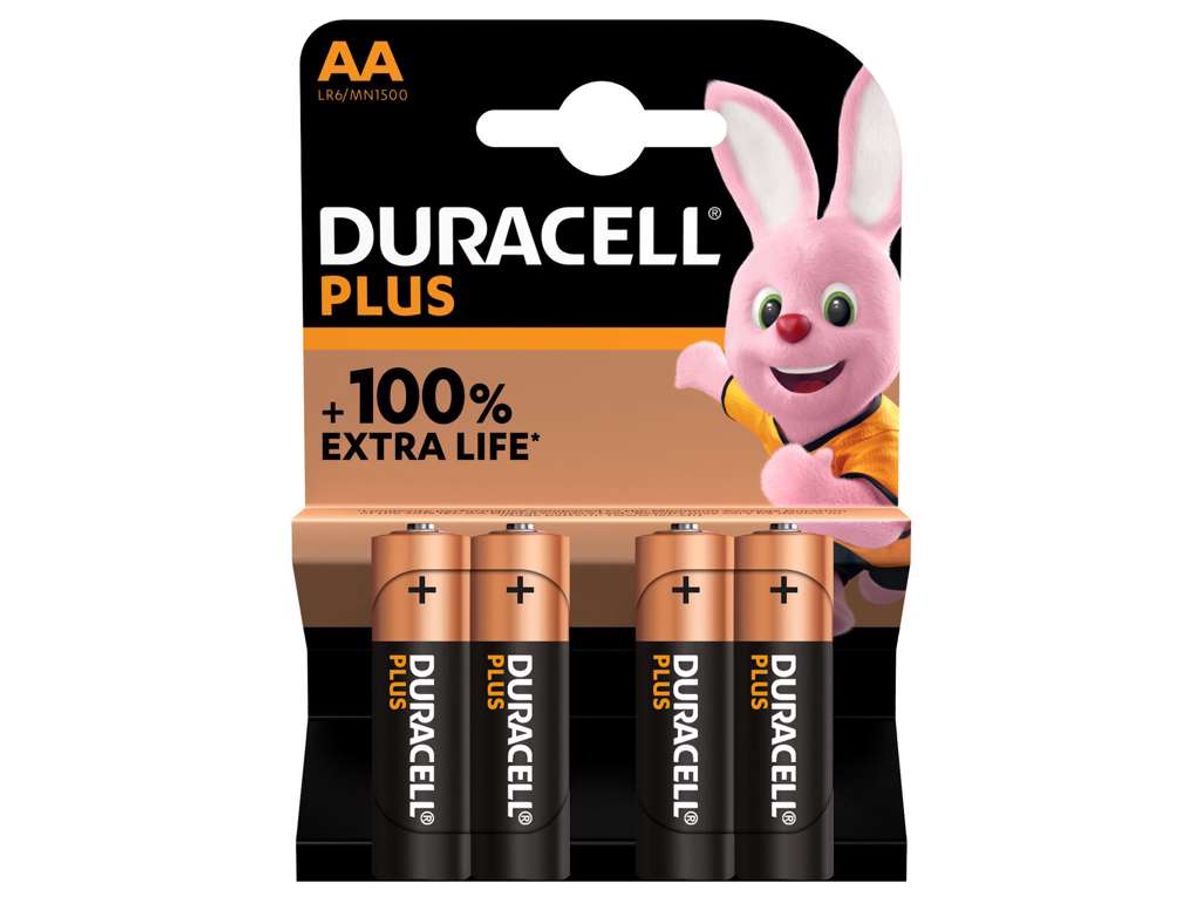 Batteri Duracell Plus Power AA 4 stk