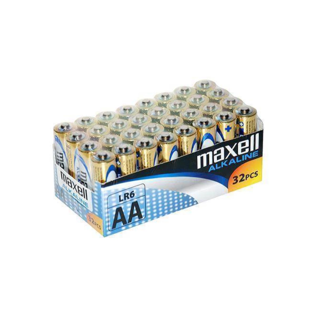 Batteri Maxell Alkaline AA LR6 32 stk