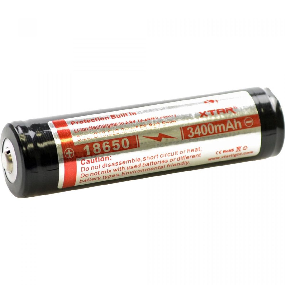 Batteri til lygter 3,6v 3400mAh