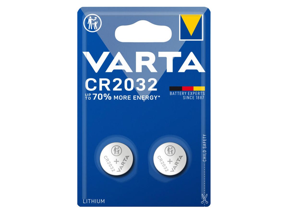 Batteri Varta Cr2032 2 stk