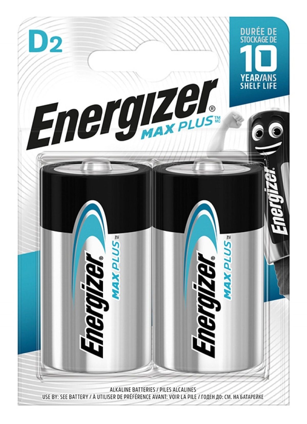 Batterier Energizer Max Plus E95 BP2.