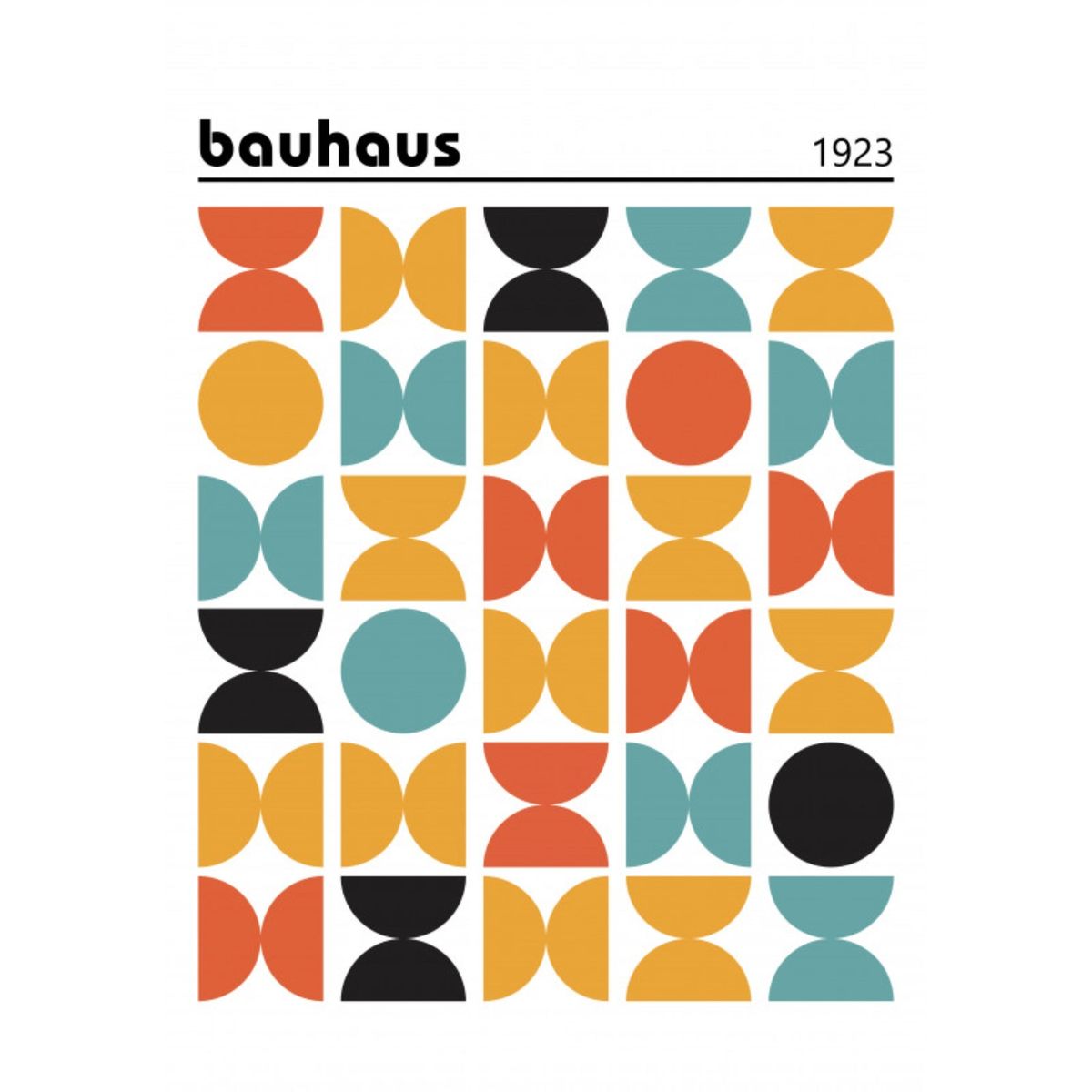 Bauhaus no 5 30x42 cm (A3)