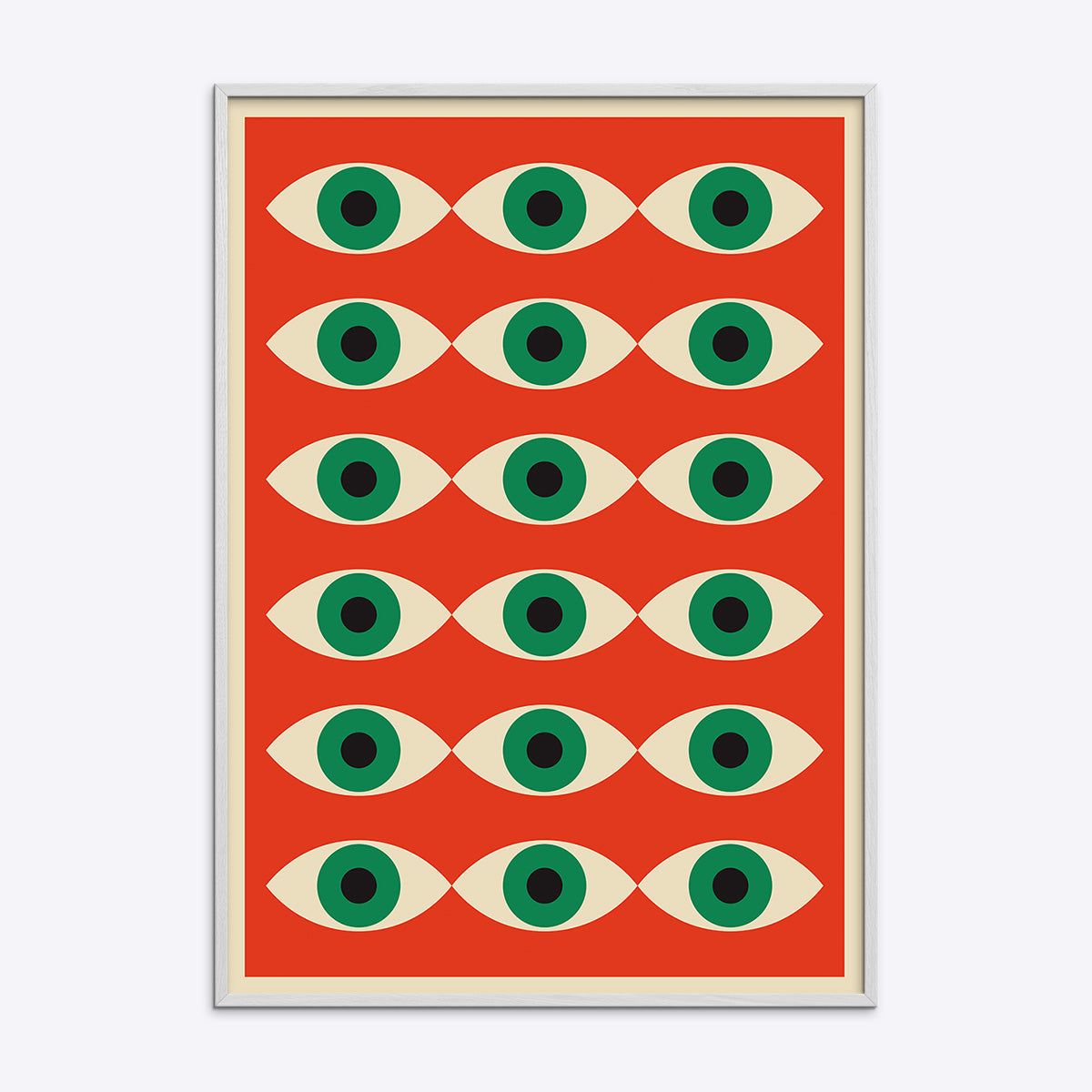 Bauhaus Plakat Rød 004 - 30x40 cm