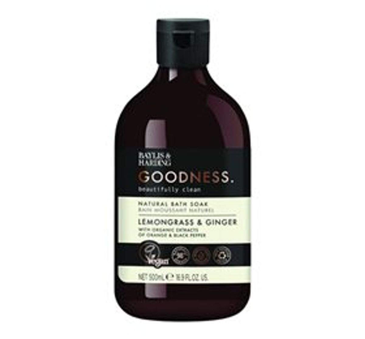 Baylis & Harding Goodness Badesæbe lemongrass & ginger &bull; 500ml.