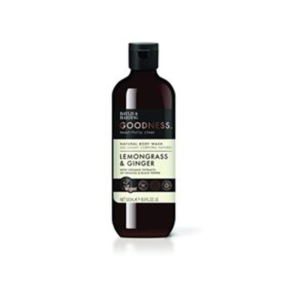 Baylis & Harding Goodness Body Wash lemongrass & ginger &bull; 500ml.