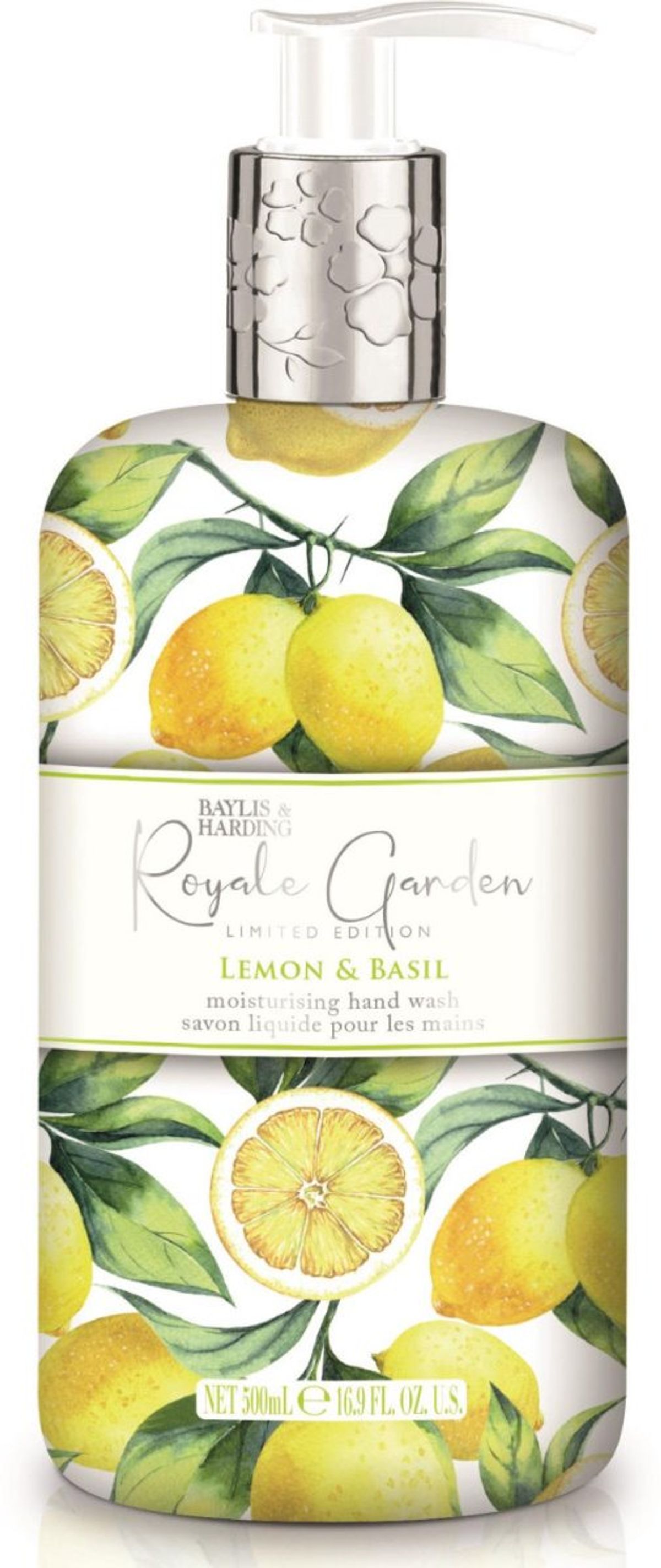 Baylis & harding royale garden lemon & basil luxury hand wash 500ml