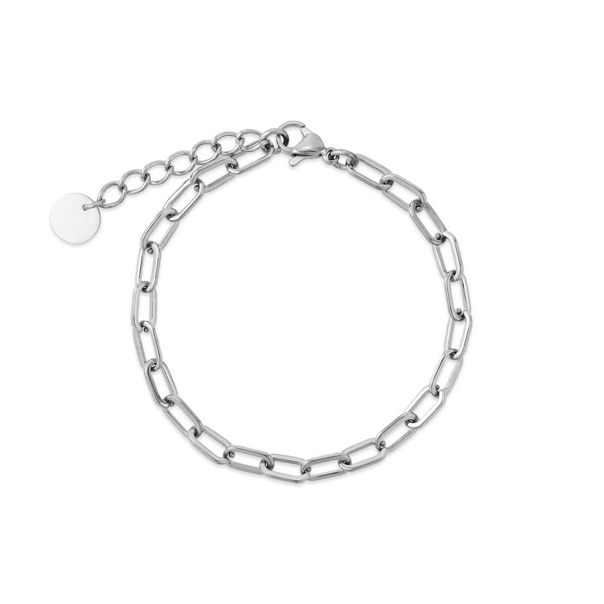 Baía Jewellery - Corrente armbånd, 16+3 cm Rustfrit stål