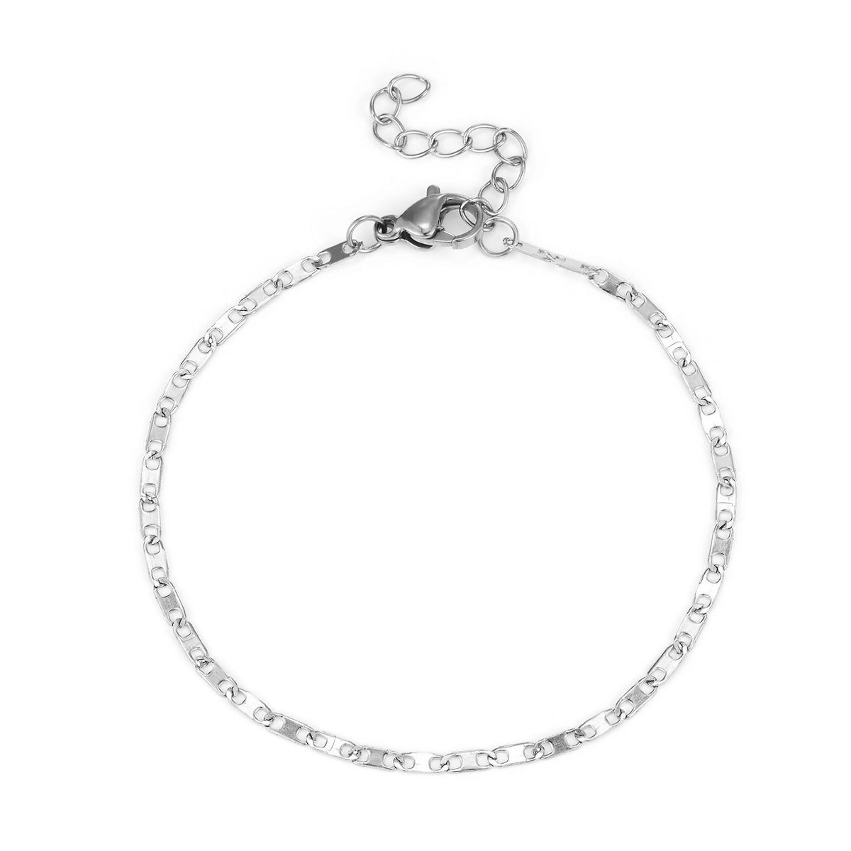 Baía Jewellery - Quadra armbånd, 16-19 cm Rustfrit stål