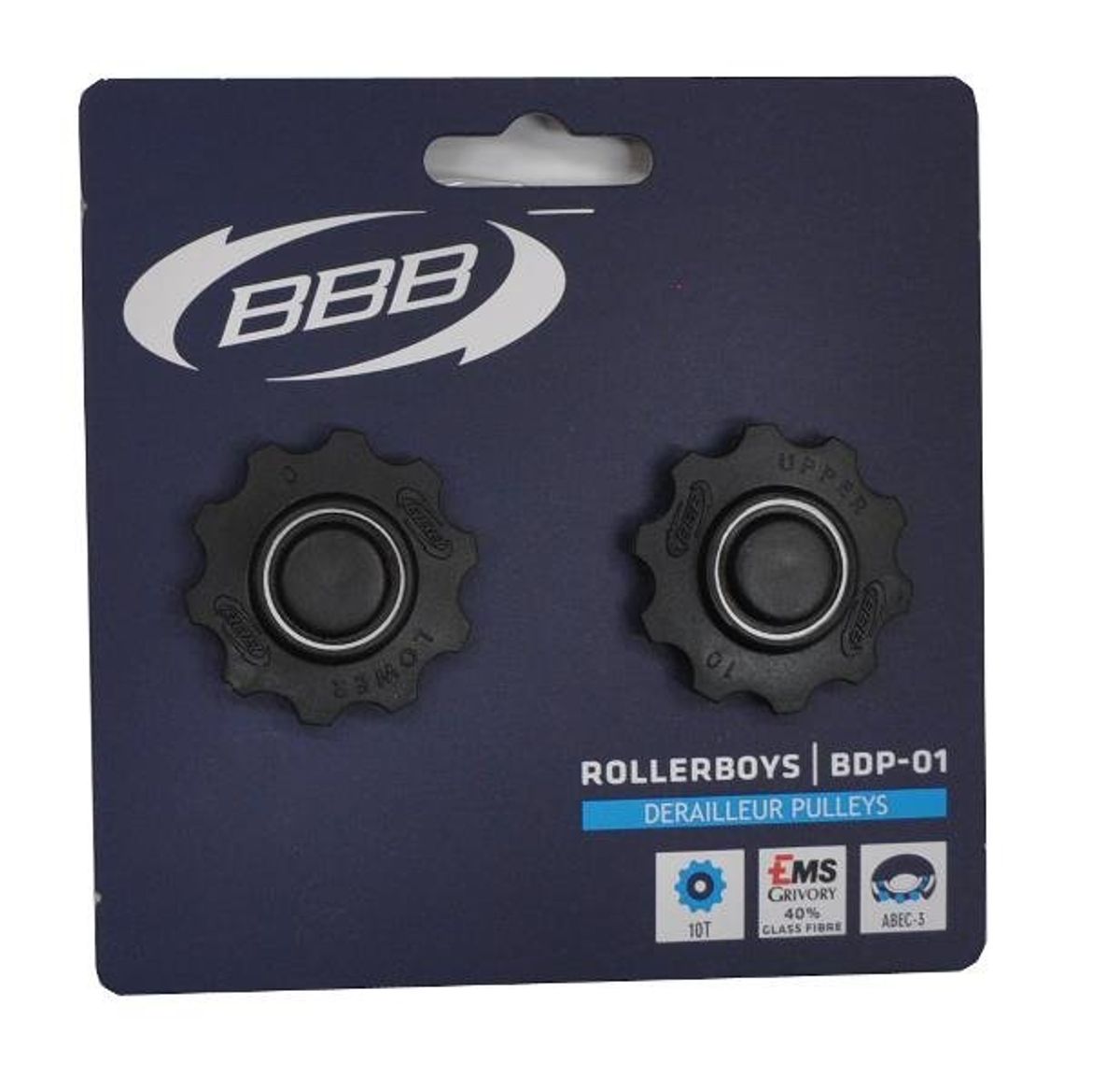 BBB Pulley 10t RollerBoys lukkede lejer 8/9/10g - BDP-01