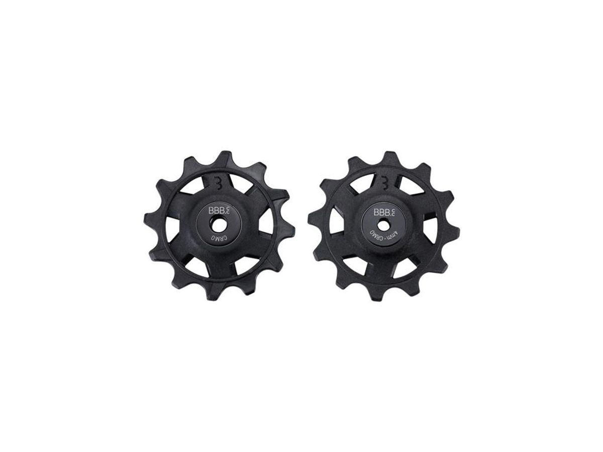 BBB RollerBoys - Pulleyhjul til Sram - Forseglede lejer - 12T - Sort