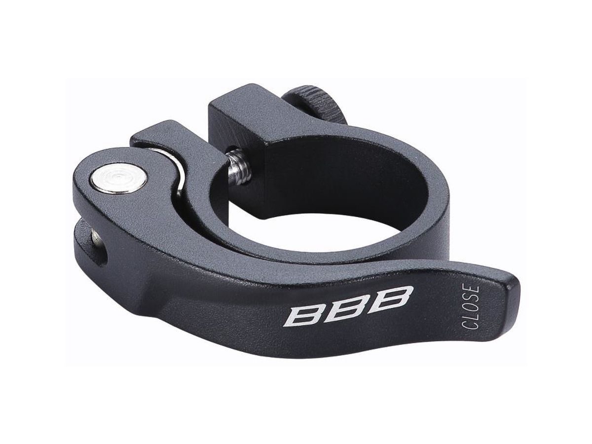 BBB Smoothlever - Sadelrørs klampe QR ø31,8mm - Sort