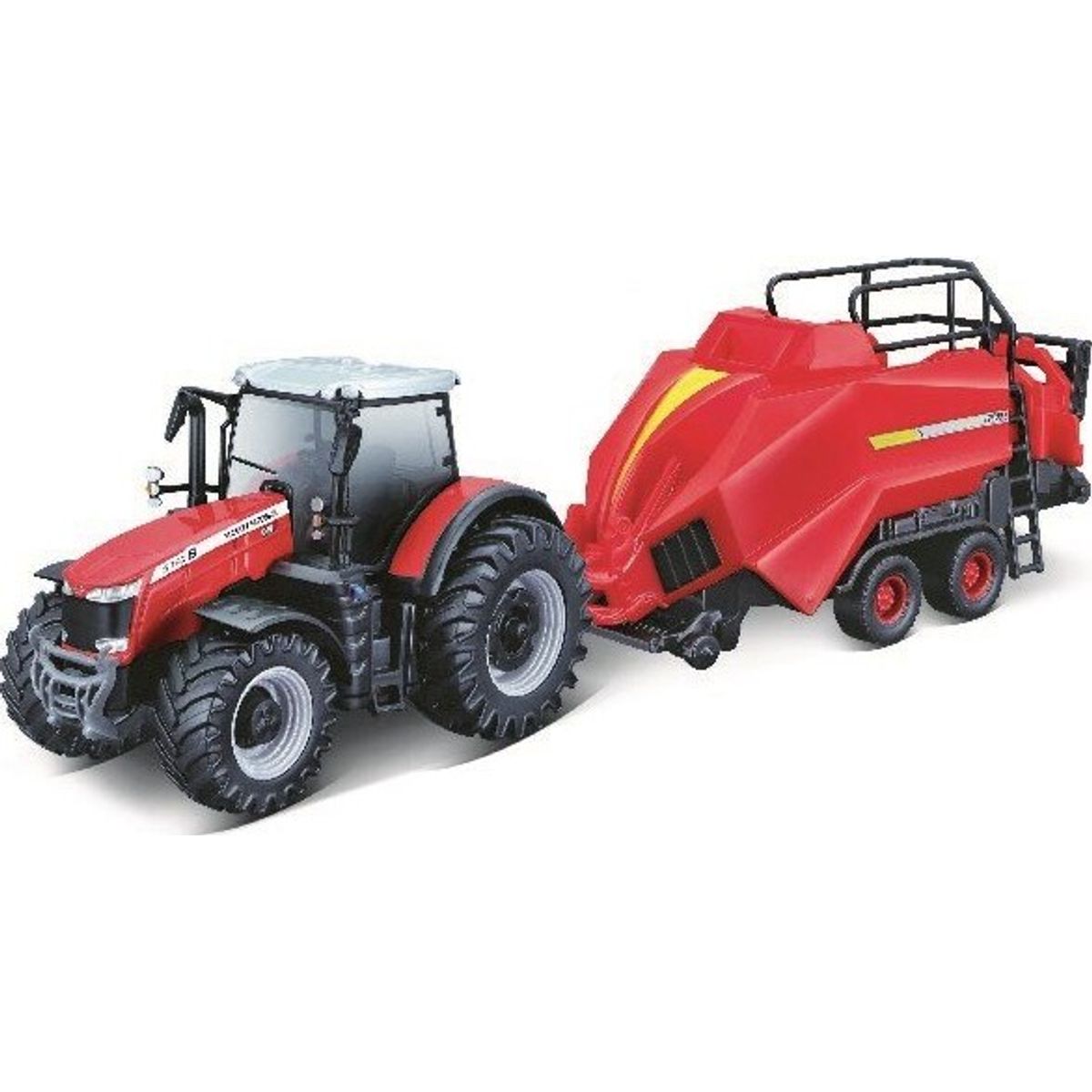 Bburago - Massey Ferguson Traktor - Die-cast Metal - 10 Cm