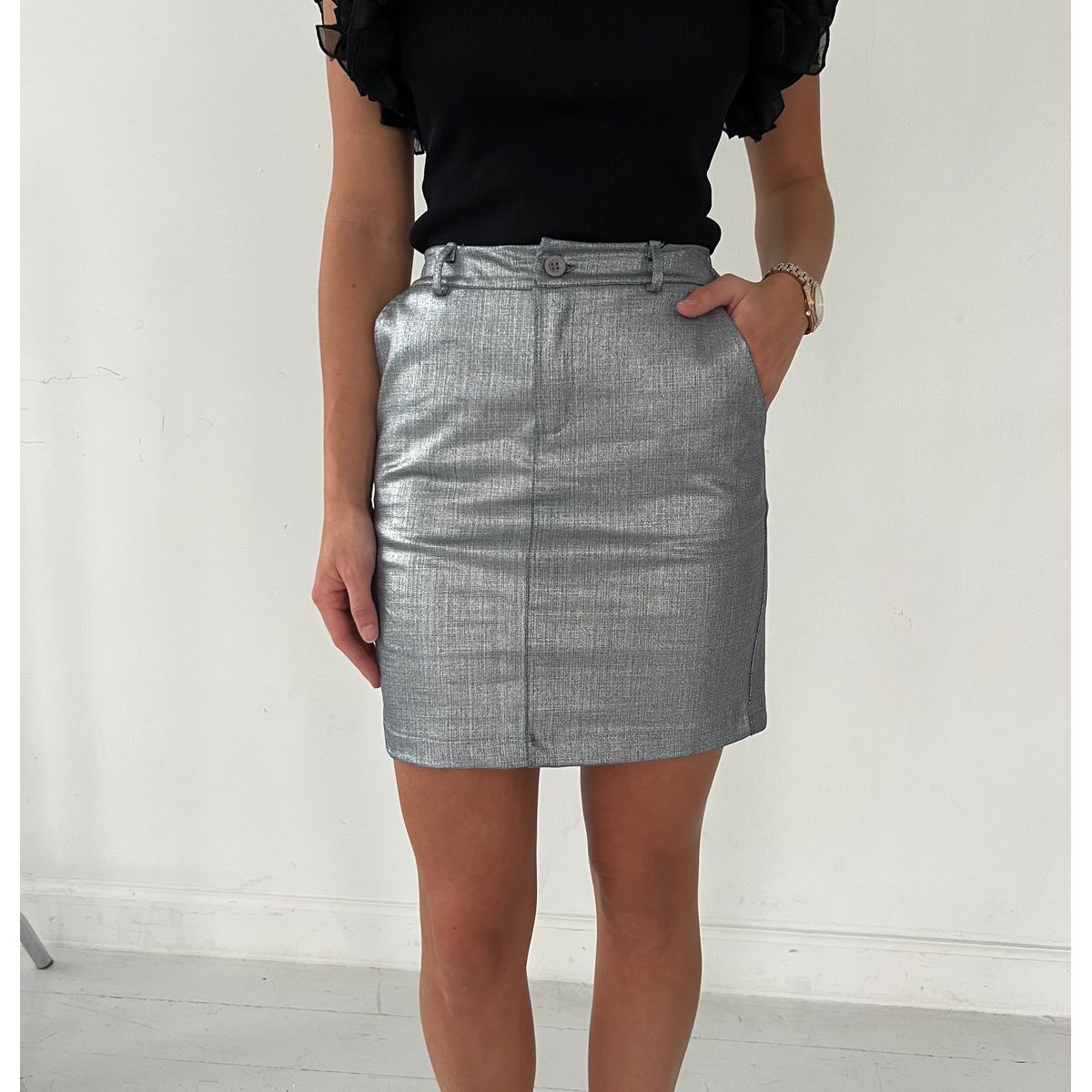 BC silver skirt Aaberg CPH S/M