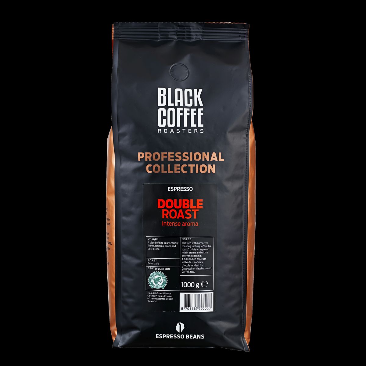 BCR PRO Double Roast RFA Espresso 1 kg Hele bønner