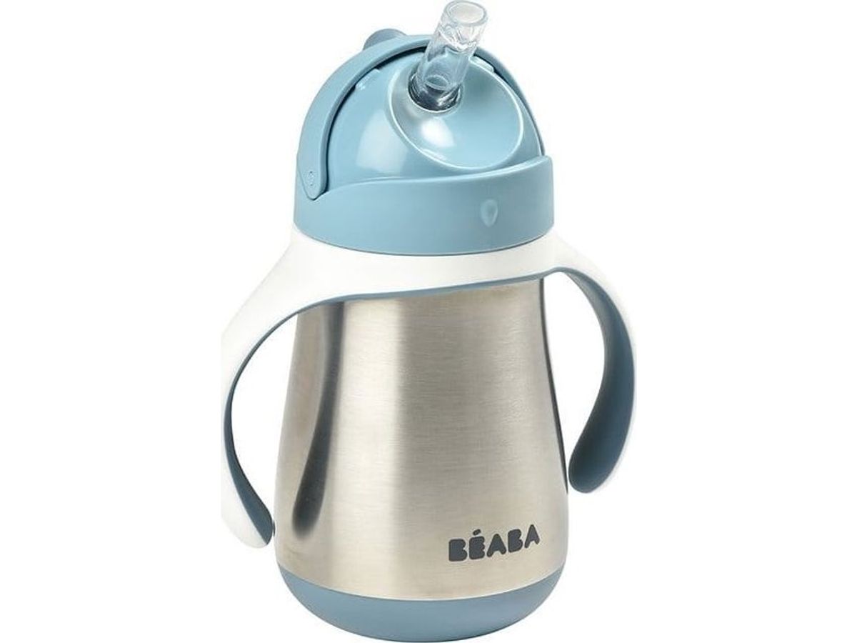 Beaba Dripless Flaske Med Sugerør Thermal 250 Ml