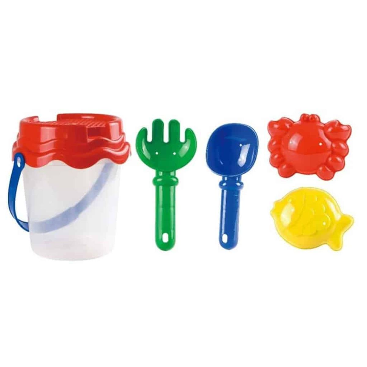 Beach set 6 pcs 1,3L - H: 13,5cm