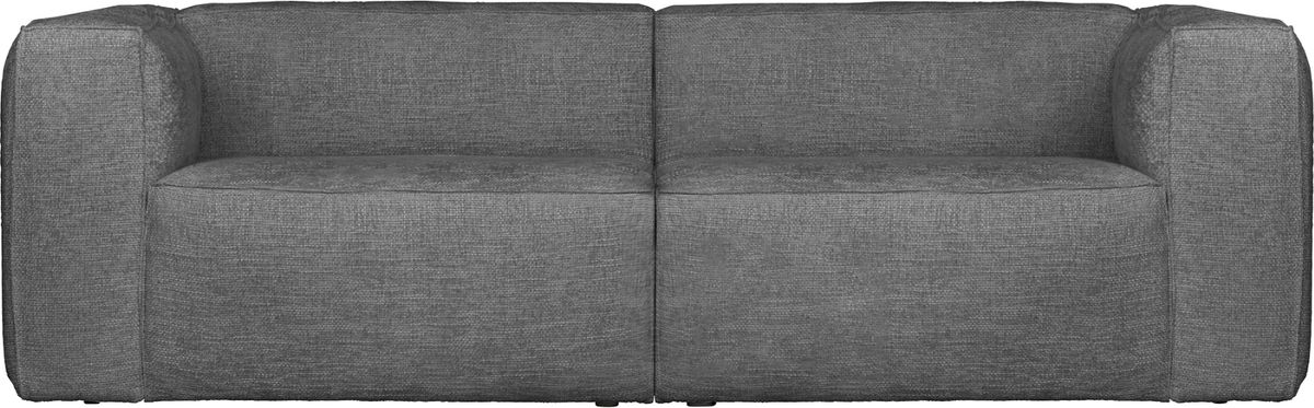 Bean, 3,5-personers sofa med stof, grå, H73x96x246 cm, melange