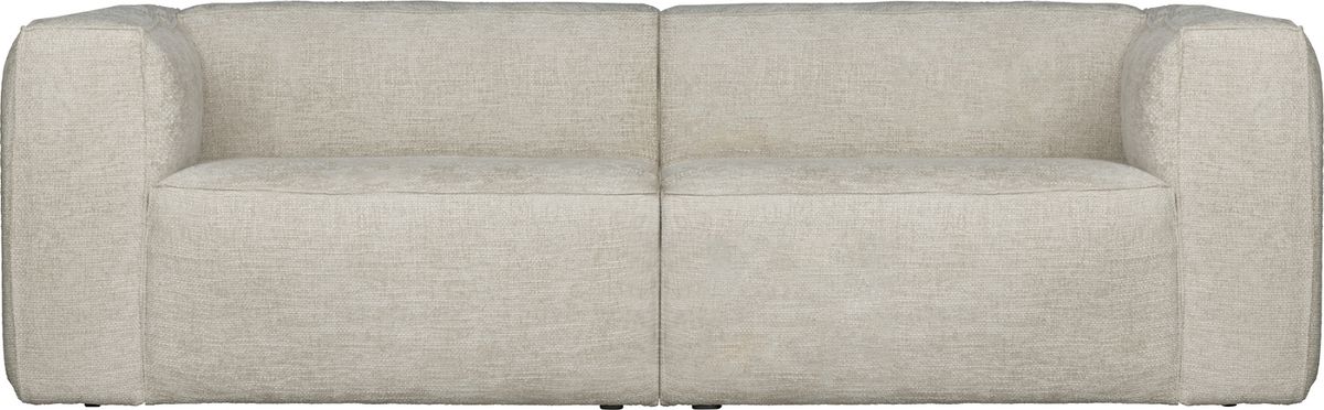 Bean, 3,5-personers sofa med stof, natur, H73x96x246 cm