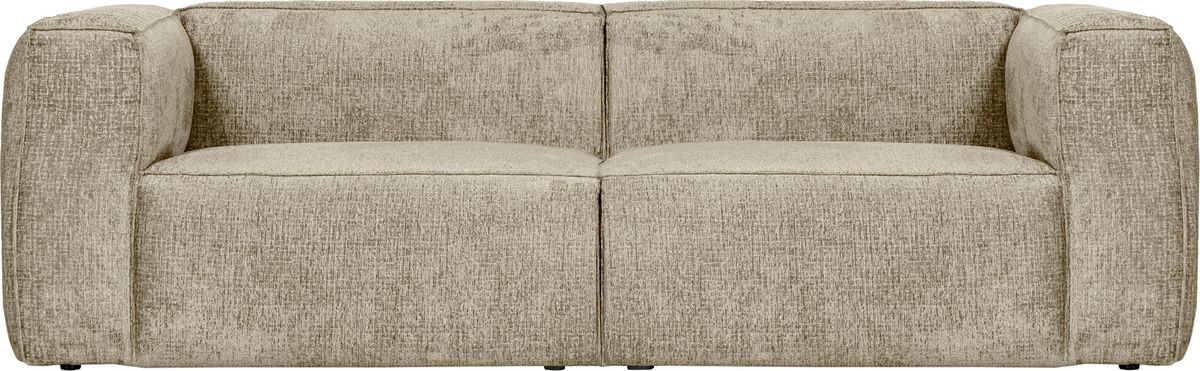 Bean, 4-personers sofa, creme, H73x96x246 cm