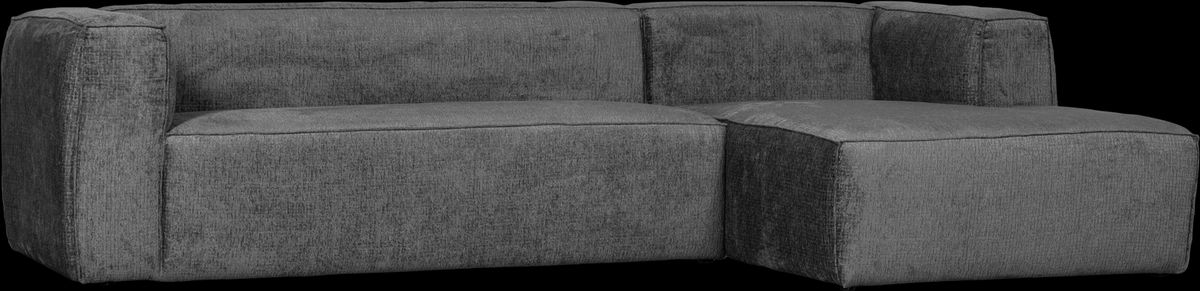 Bean, Hjørnesofa højrevendt, sky, H73x175x305 cm, velour