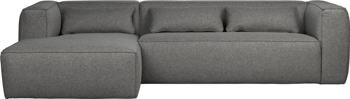 Bean, Hjørnesofa venstrevendt, grå, H73x175x305 cm, stof