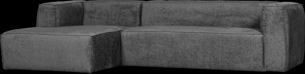 Bean, Hjørnesofa venstrevendt, sky, H73x175x305 cm, velour