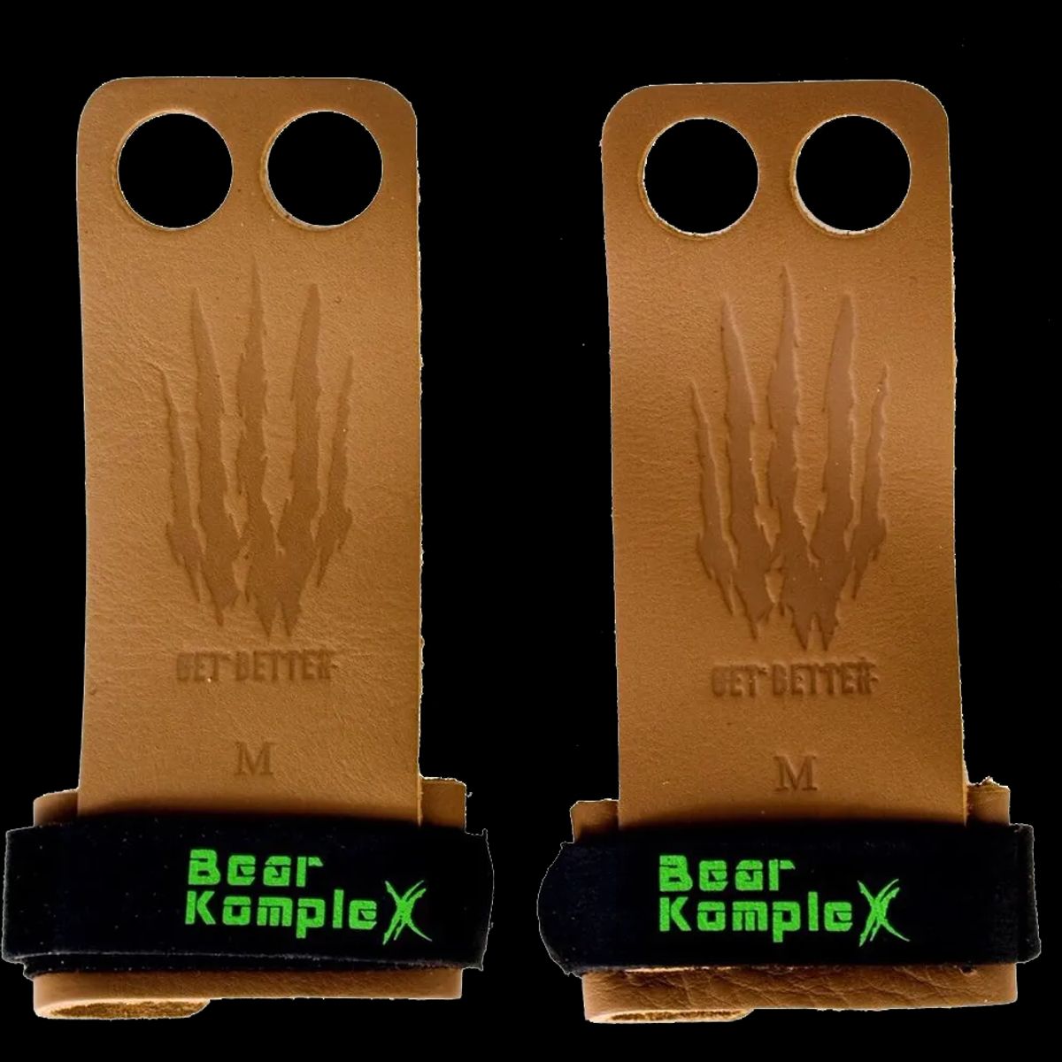 Bear KompleX Læder Grips Tan - 2 Hole str. L