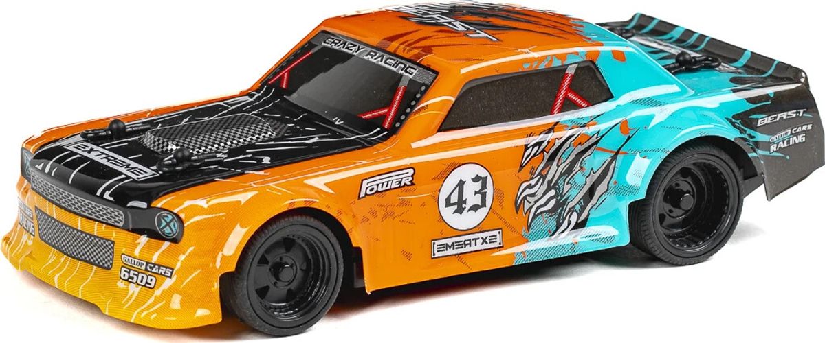 Beast Racing R/c 1:24 2,4ghz, Orange - Tec-toy