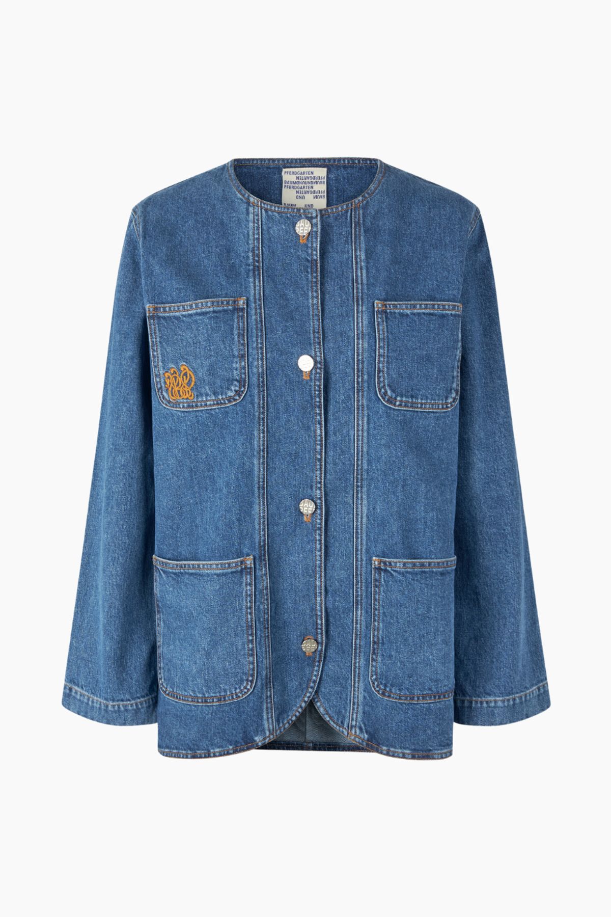 Beata Jacket - Classic Blue Denim - Baum und Pferdgarten - Blå S