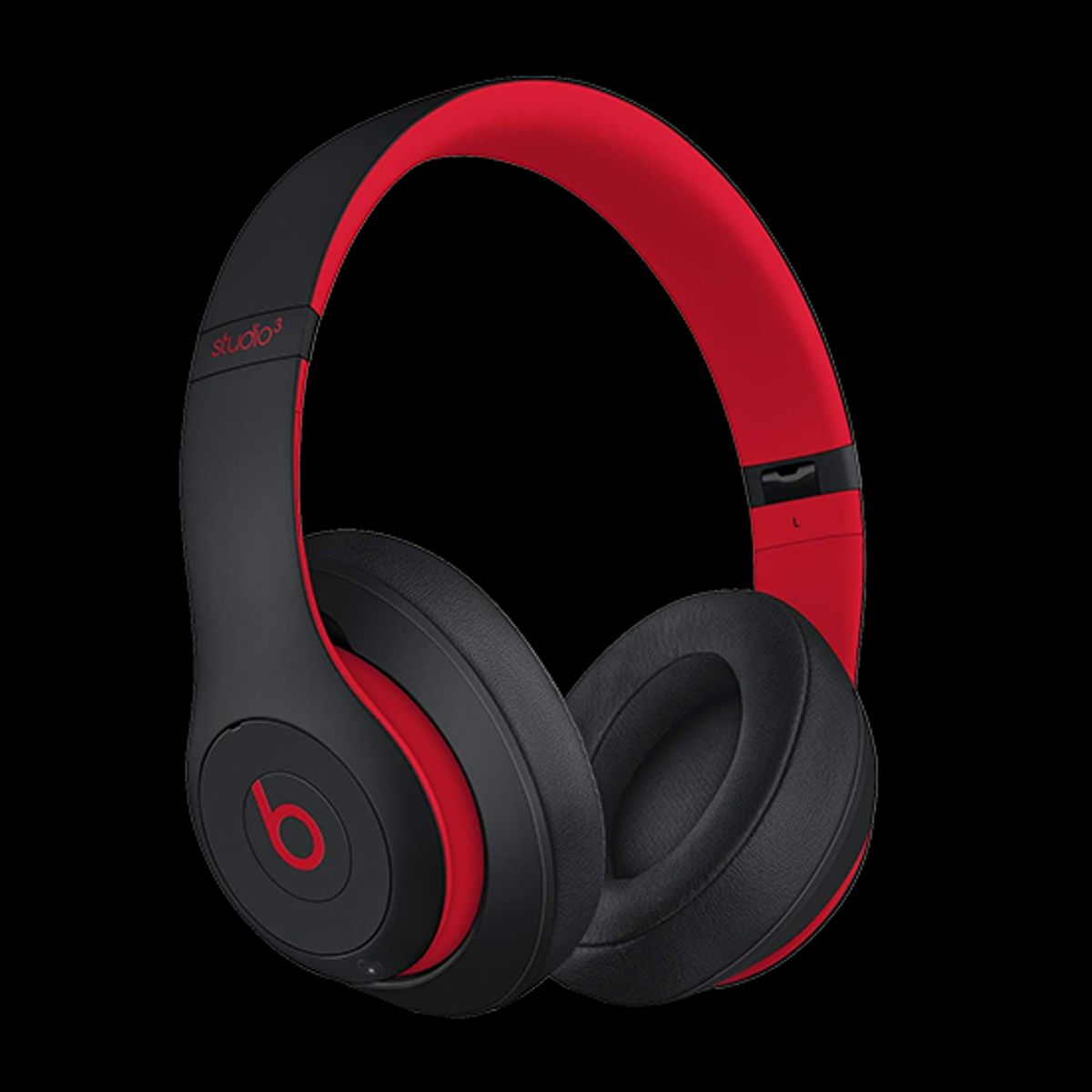 Beats Studio 3 Wireless Bluetooth Headphones (Over Ear) Defiant Black/Red - Decade Collection