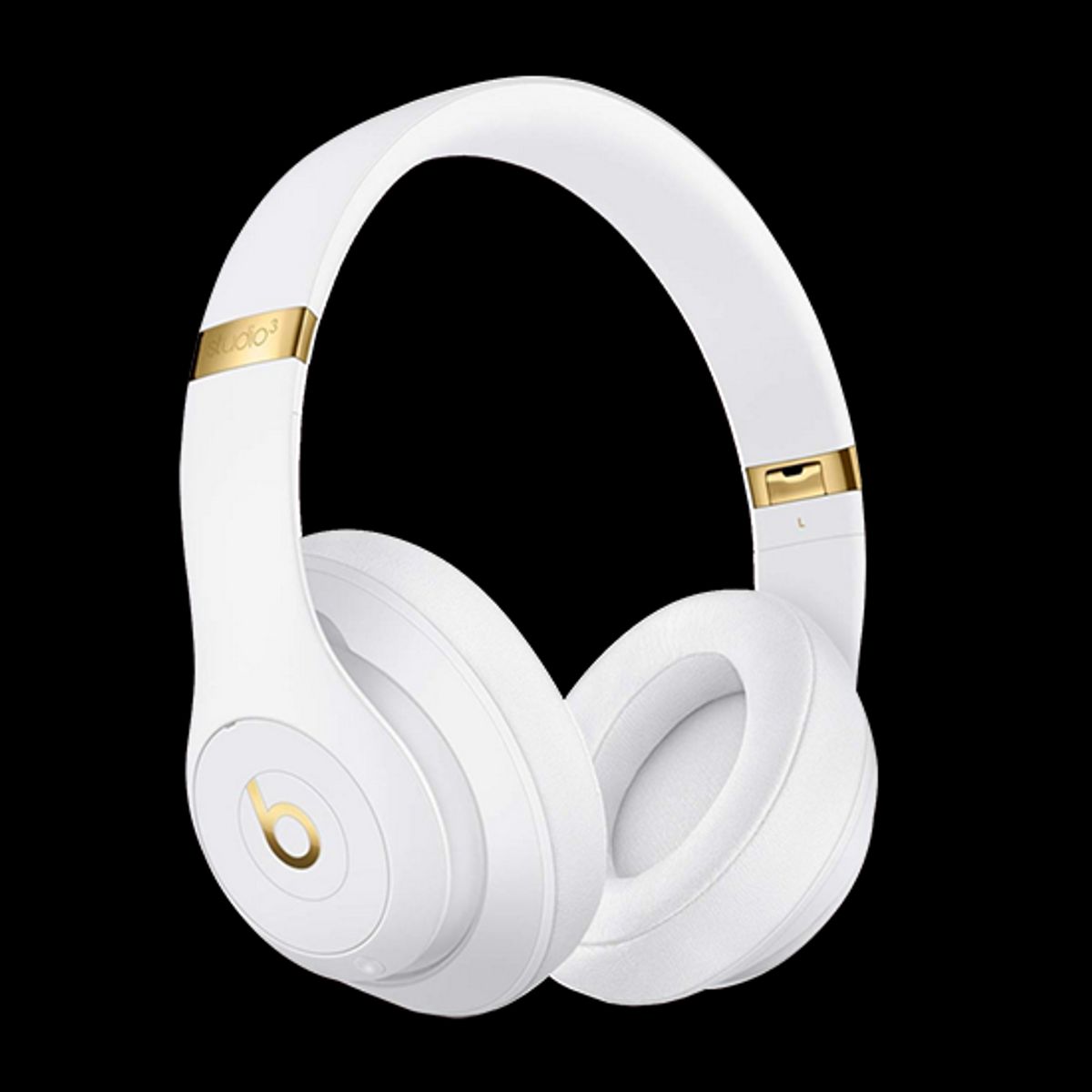 Beats Studio 3 Wireless Bluetooth Headphones (Over Ear) - White Core