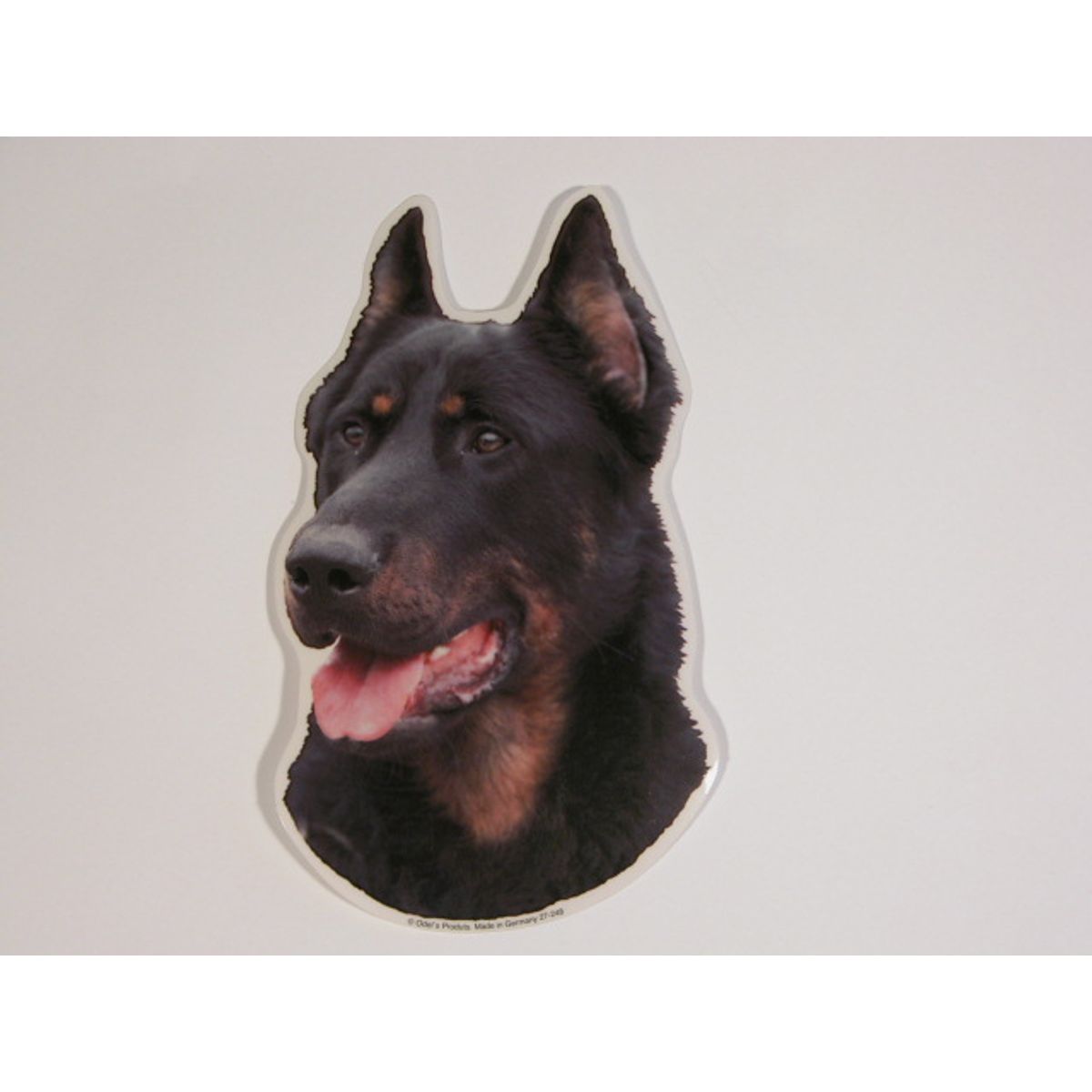 Beauceron "Berger de La Beauce", hv. Vælg: Klistermærke, nøglering, broche, slipsenål, mm.