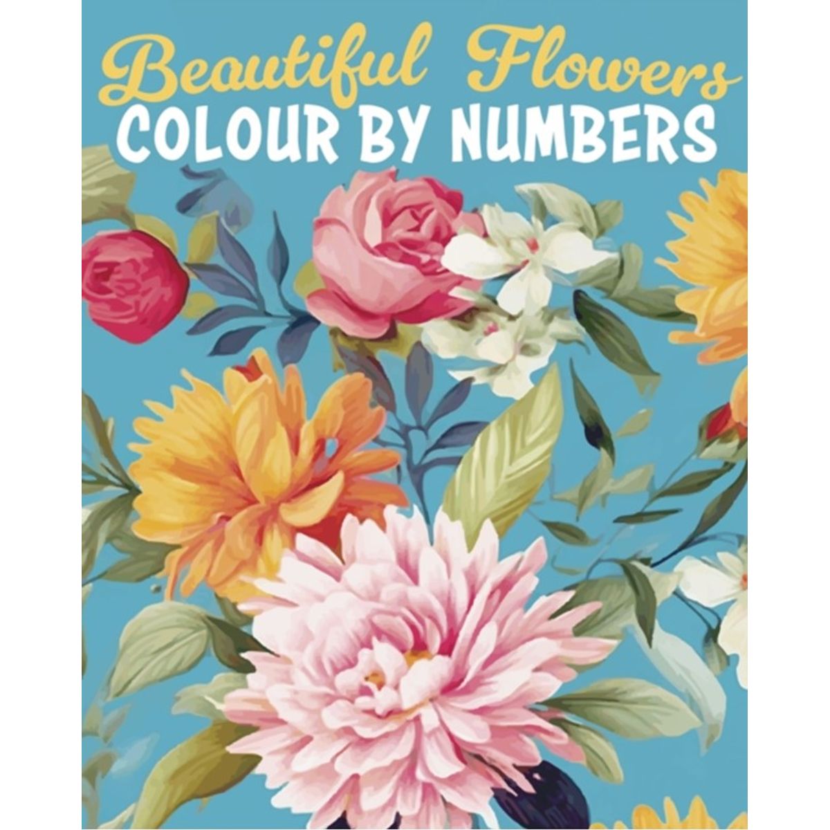 Beautiful Flowers Colour by Numbers