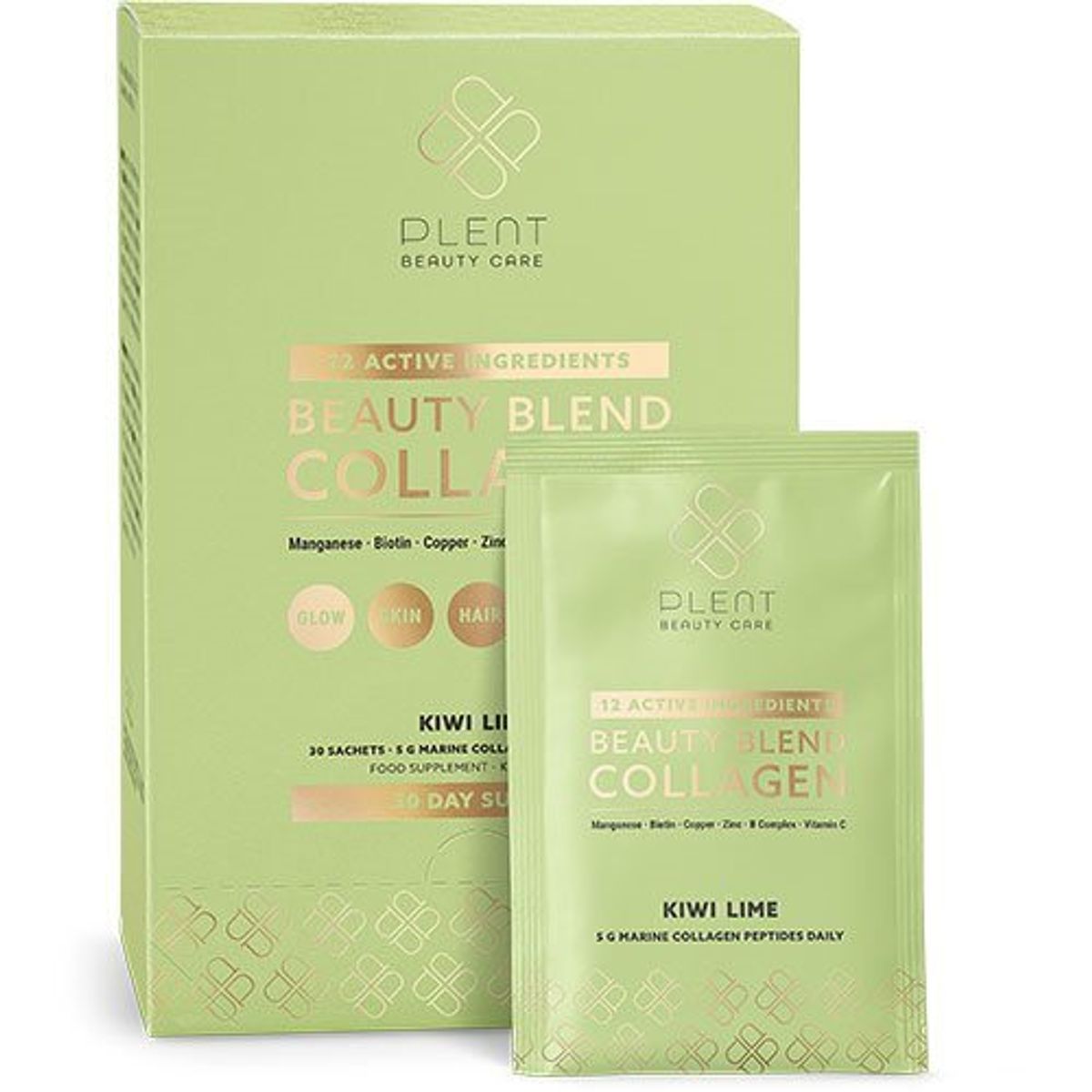 Beauty Blend Collagen - Kiwi Lime 30 x 5 gram