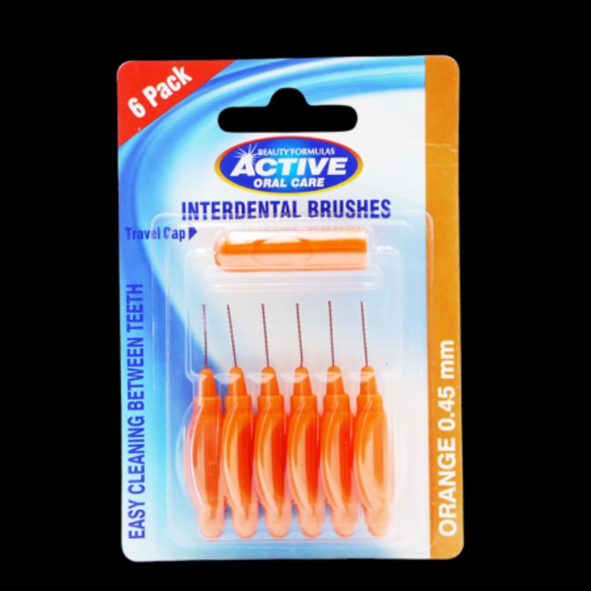 Beauty Formulas Interdental Brushes 0,45mm - 6 stk